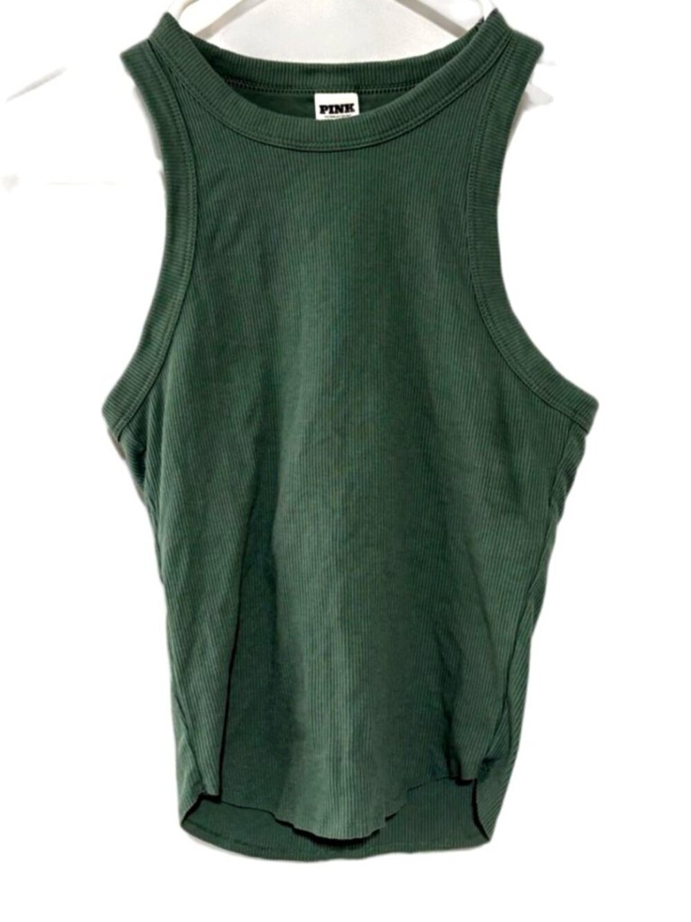 PINK Victoria's Secret Multi-Rib Cotton Tank size XS